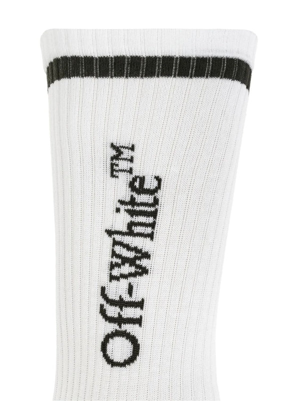 Jacquard Logo High-top Socks