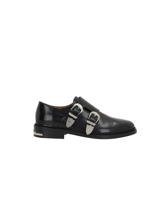 Toga Virilis Black Monkstraps