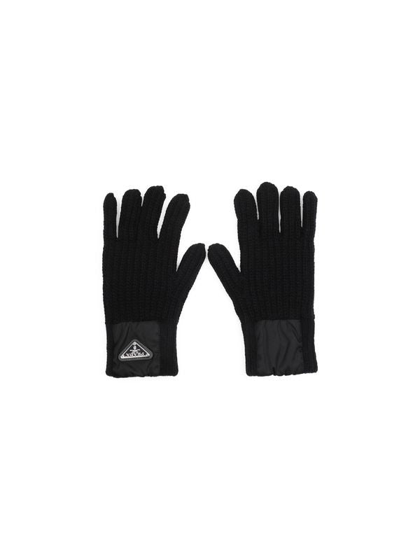 Triangle Logo Wool Blend
  Gloves