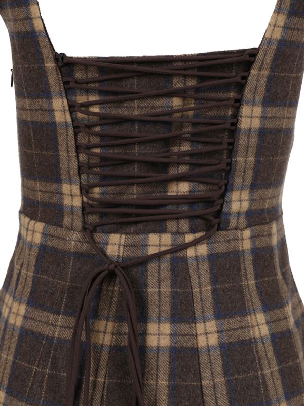 Leila Tartan Check Dress