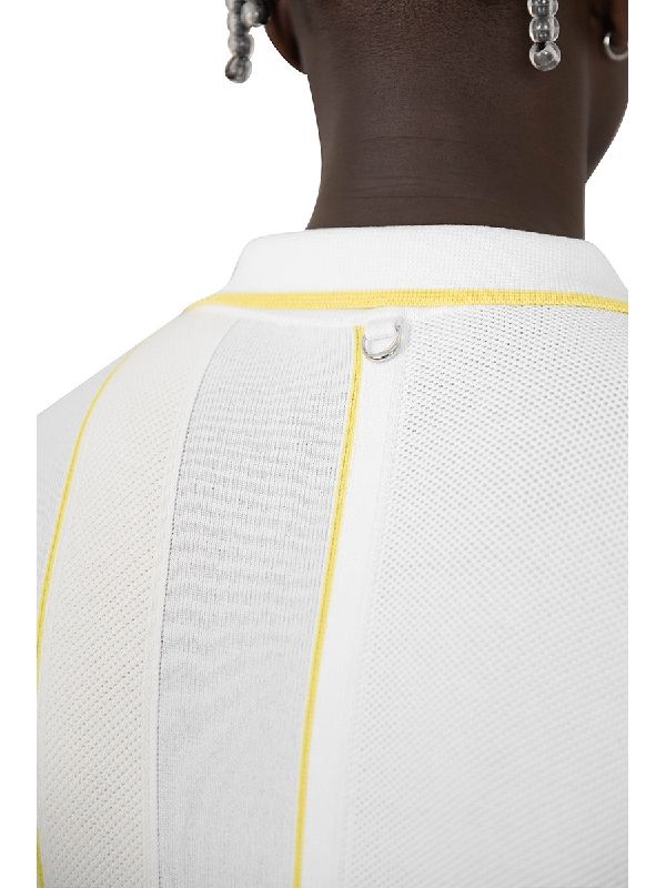 Asymmetric Short Sleeve Polo Shirt