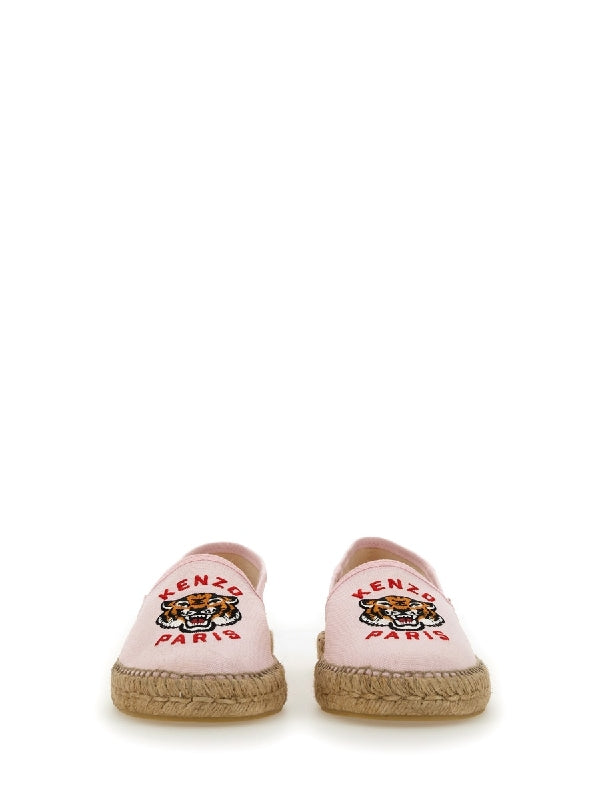 Lucky Tiger Embroidery Espadrilles