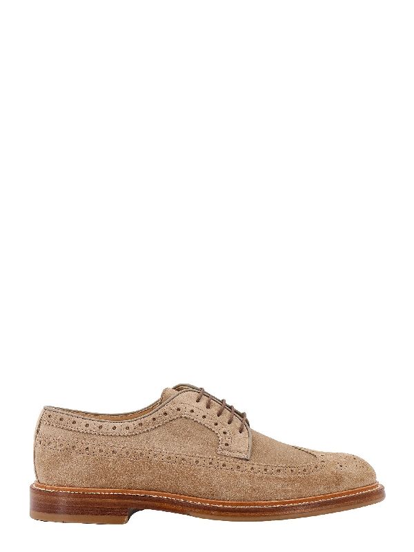 Suede Lace-up Shoes