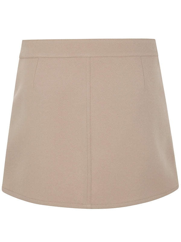 Beige 2 Pocket Skirt