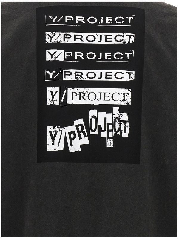 Y/PROJECT - Rock Vintage Printing T-Shirt - Jente