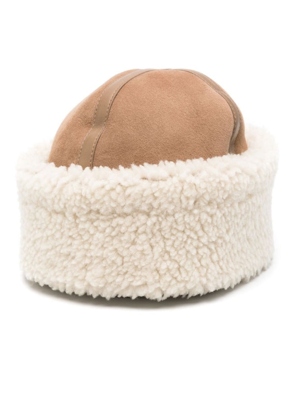 Suede
  Shearling Hat