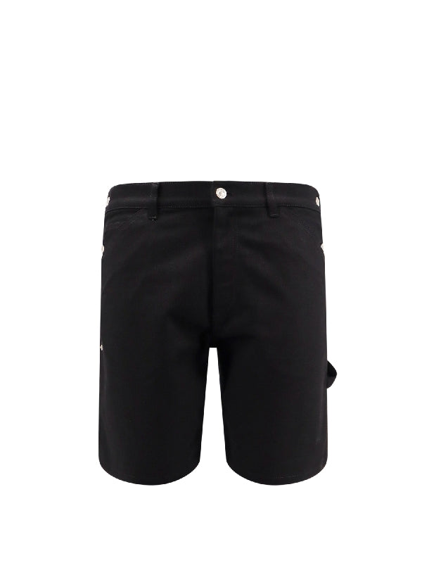 Strap Carpenter Bermuda Denim Shorts