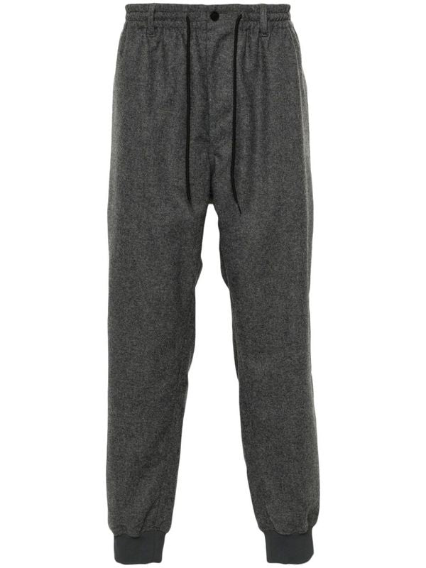 Wool Blend Jogger Pants