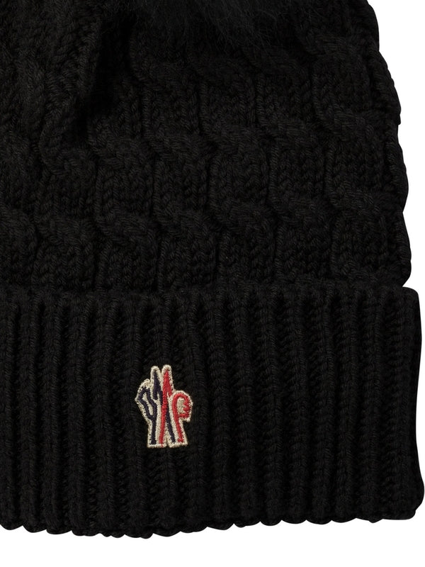 Grenoble Logo Patch Wool Beanie