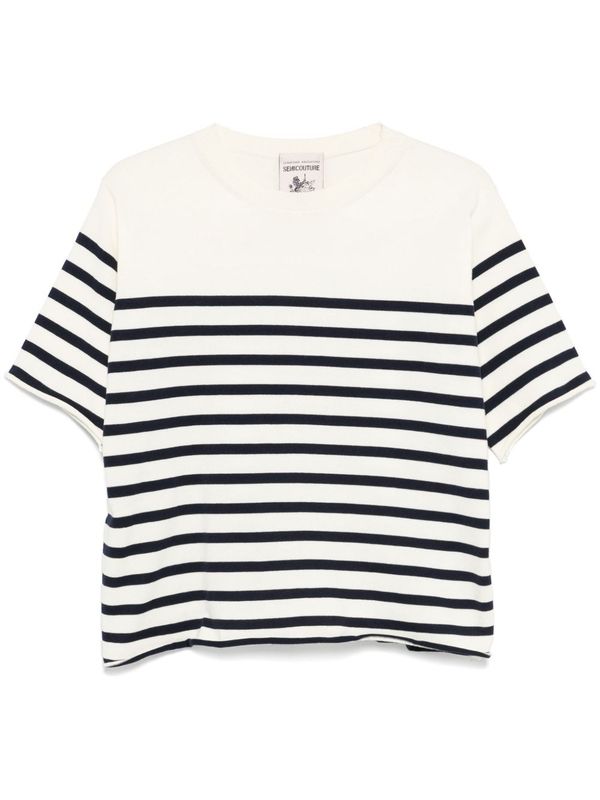 Ombeline
  Stripe Short Sleeve Knit