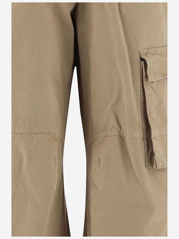 Low-Cut Cotton Cargo Pants