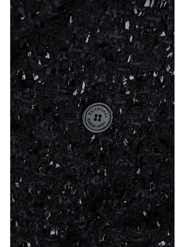 Wool Blend Boucle Double
  Jacket