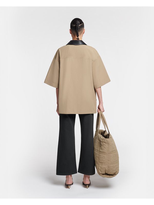 Sanvy
  Oversized Polo Shirt