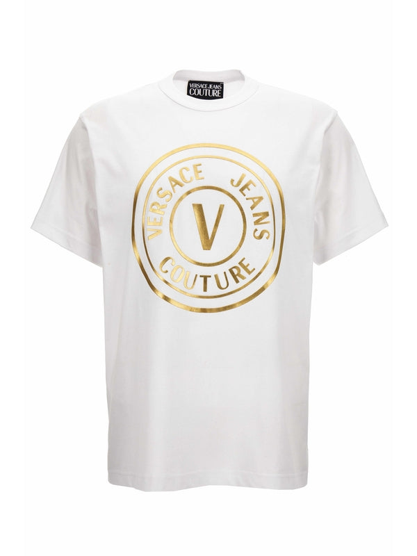 Versace White Short-Sleeved T-Shirt