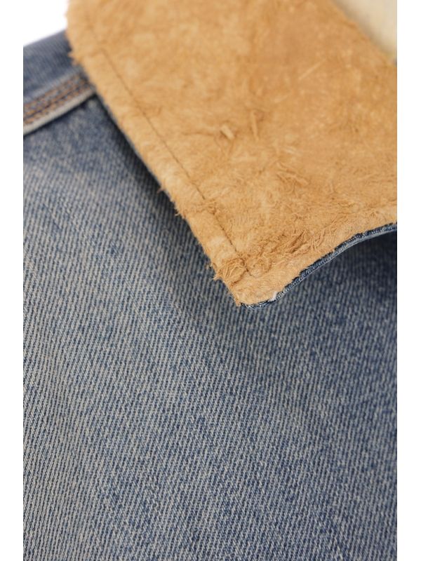 Alexander Mcqueen Blue Trucker