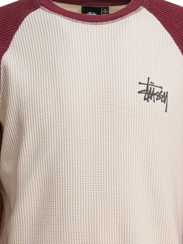 Stussy Raglan Thermal 2 Tone Long Sleeve