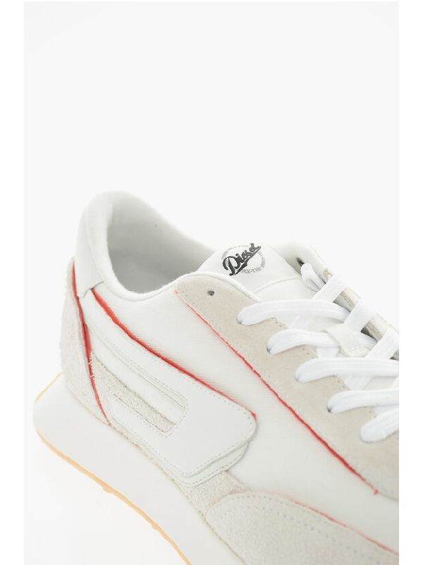 S レーサー ロゴ ロートップ スニーカー