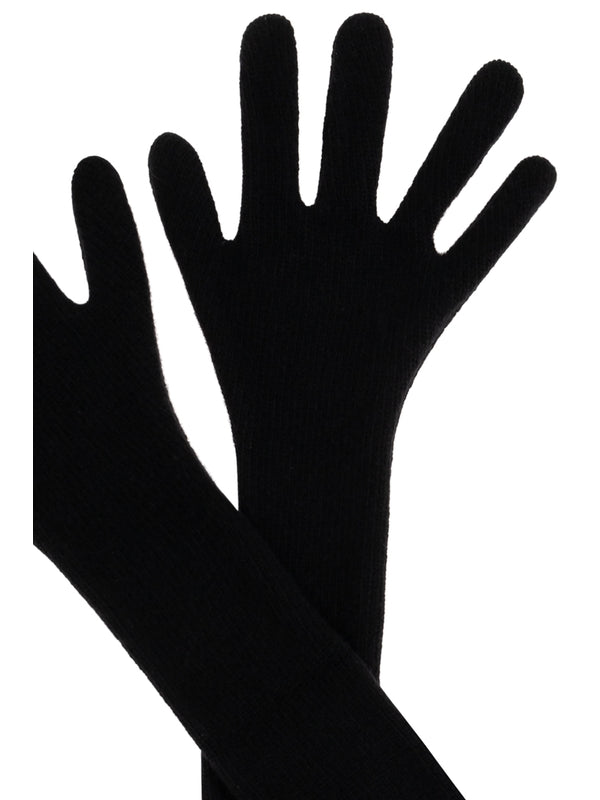 Rib Wool
  Cashmere Long Gloves