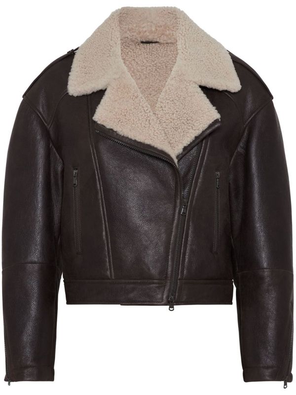 Shearling Leather Mustang
  Jacket