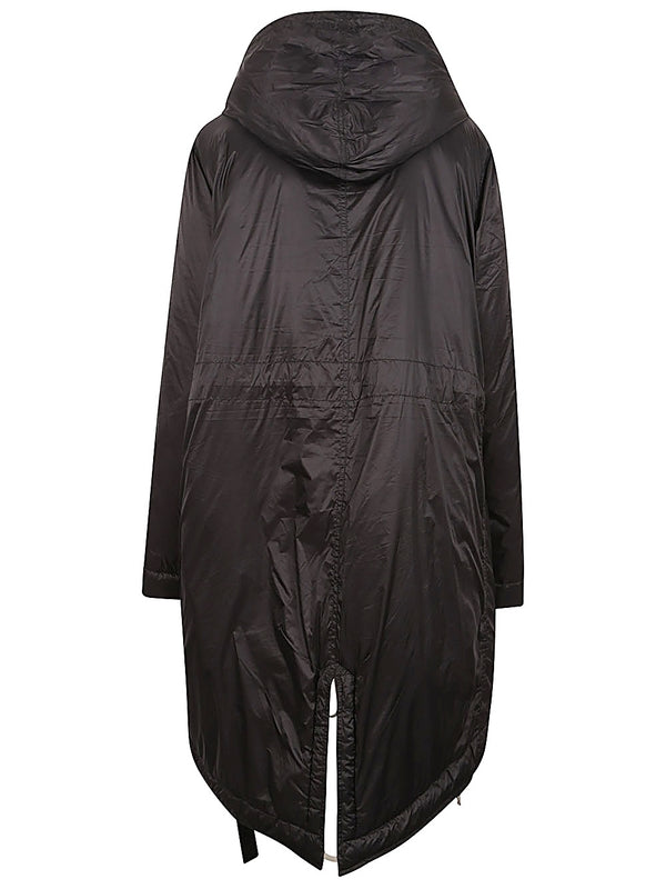 Drawstring Hooded Parka