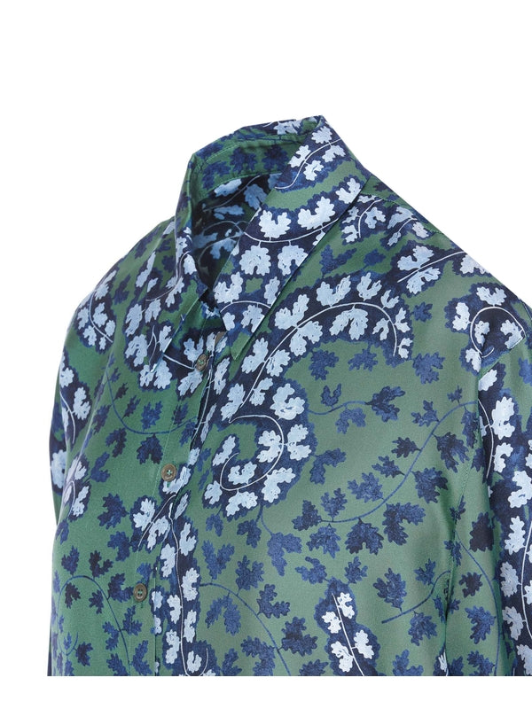 Allover Printing Silk Shirt