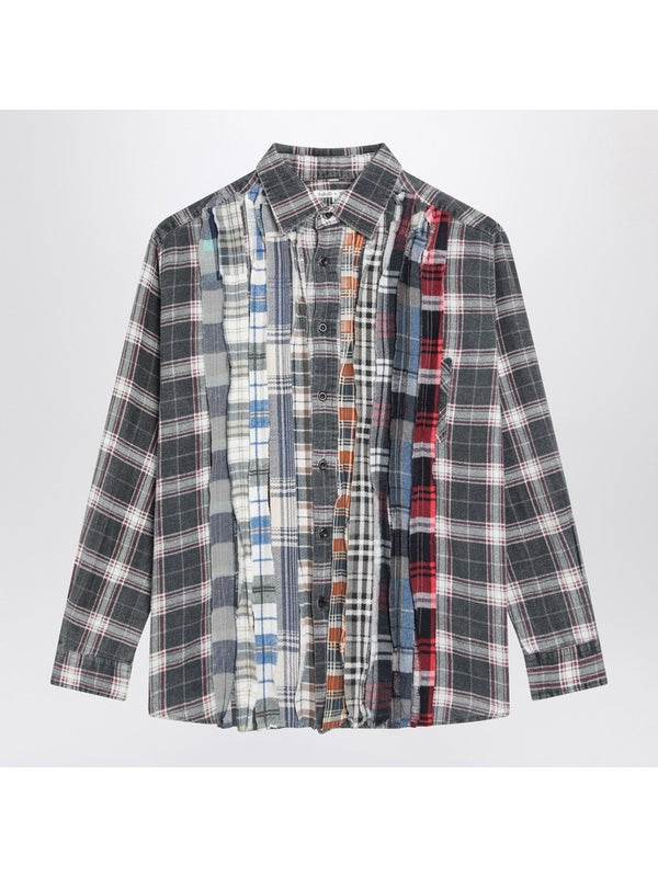 Flannel Check Zip Shirt