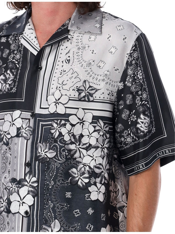 Bandana Flower Printing Shirt