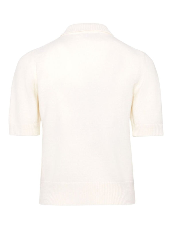 Lardini White Half Sleeve