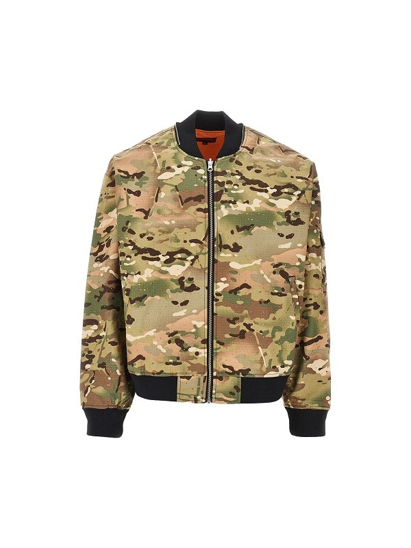Pleasures Camouflage Bomber Jacket