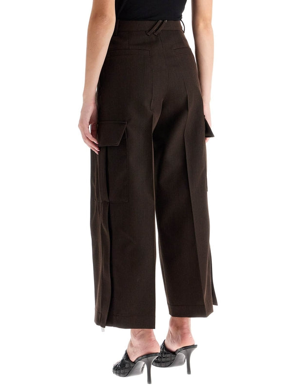 BURBERRY - Wool Cargo Pants - Jente