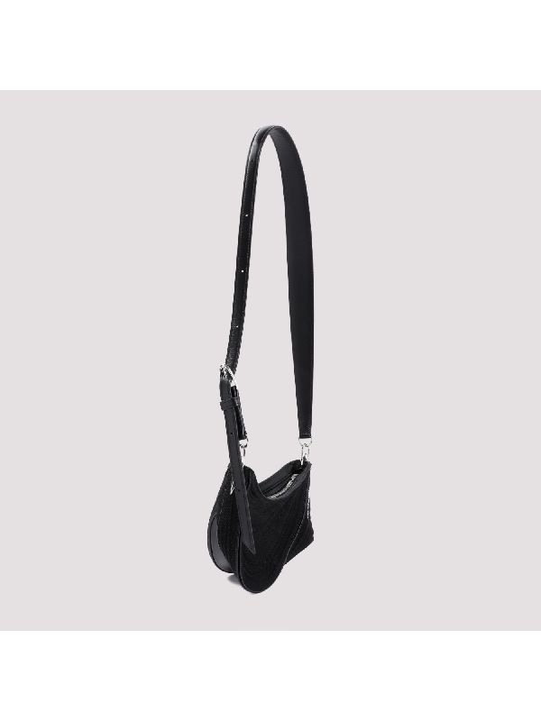 Spiral Curve Cotton Shoulder Bag