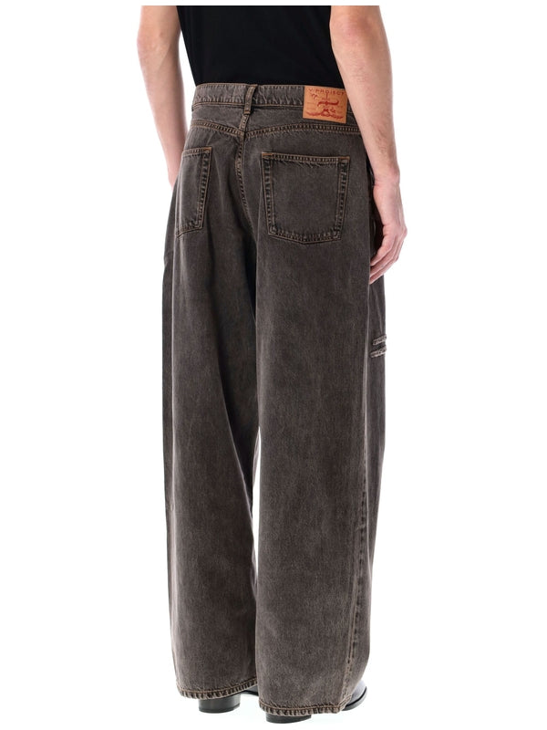Evergreen Paris Patch Denim Pants