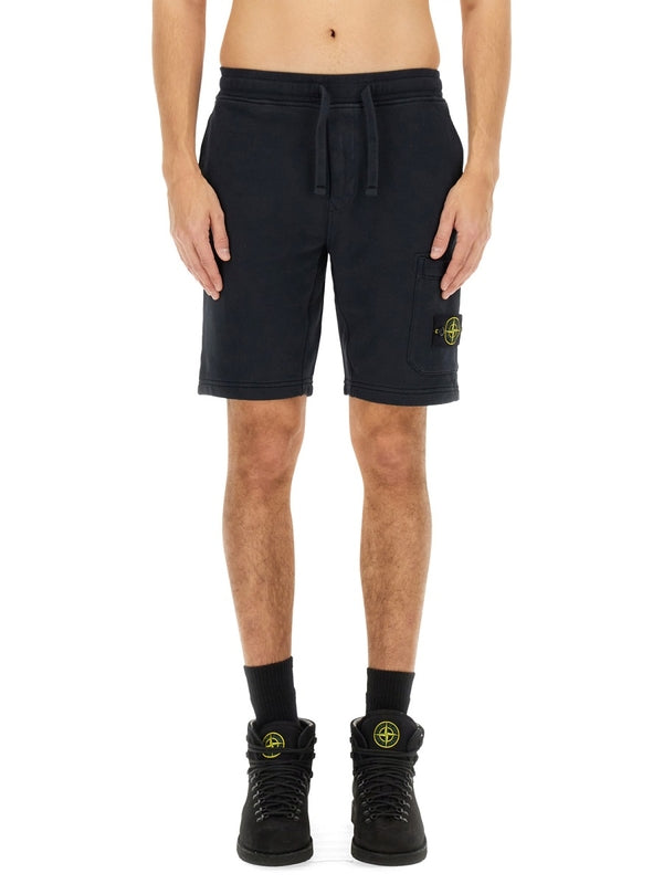 Wappen Patch Cotton Shorts