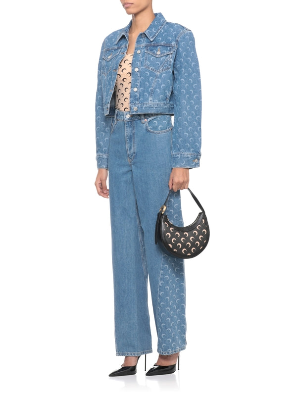 Marine Serre Blue Trucker