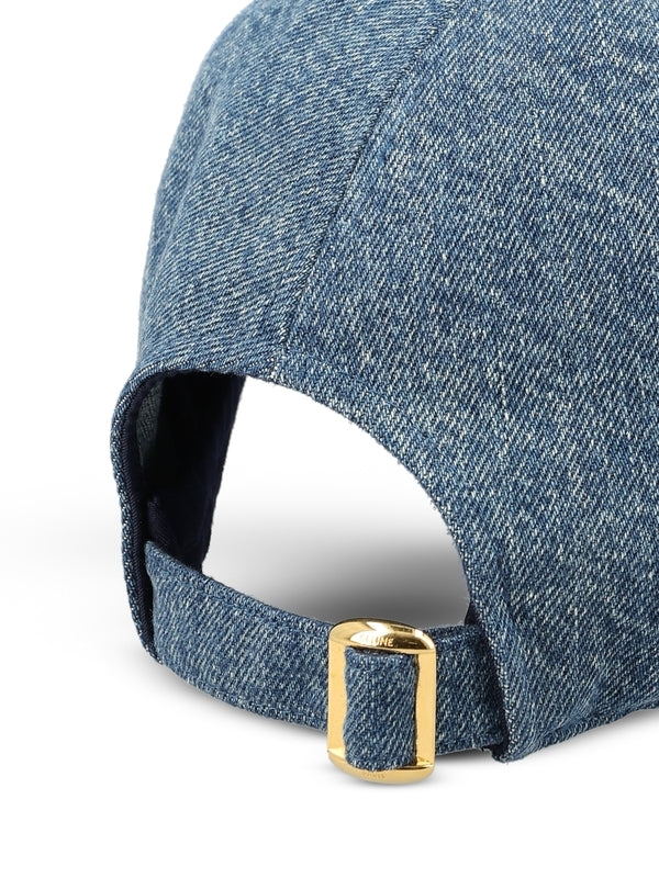 Triomphe Logo Denim Ball Cap