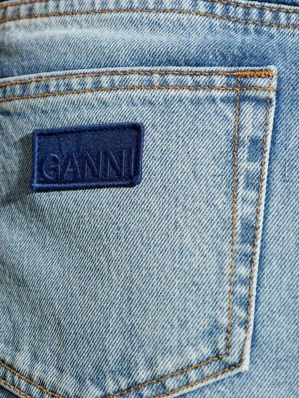 Back Logo Patch Wide Denim