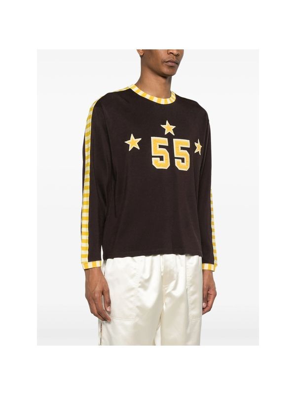Medalist Appliqué Long-Sleeve Top