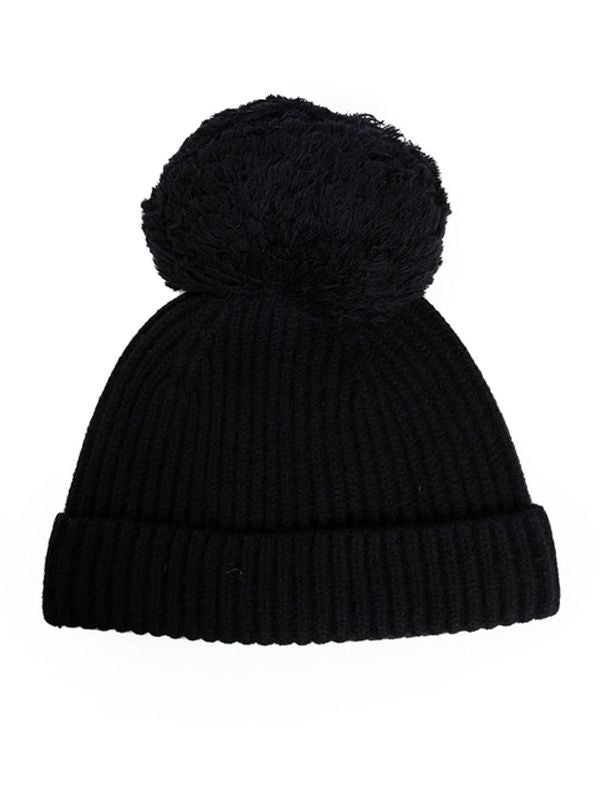 Big Pompom Wool Beanie