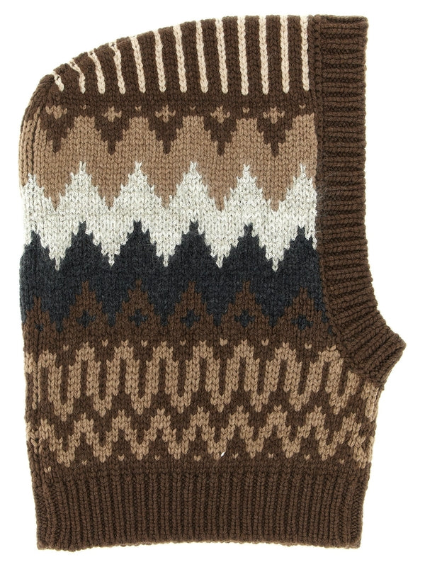 Brunello Cucinelli Brown Balaclava
