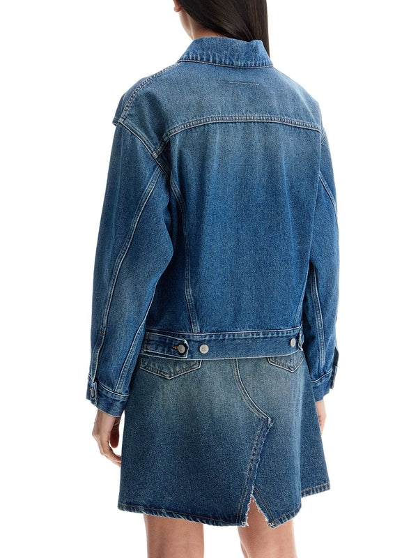 Single Stitch Flap Pocket Trucker Jacket