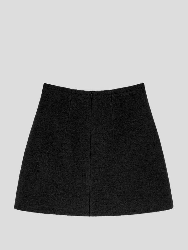 Wool Cashmere Skirt