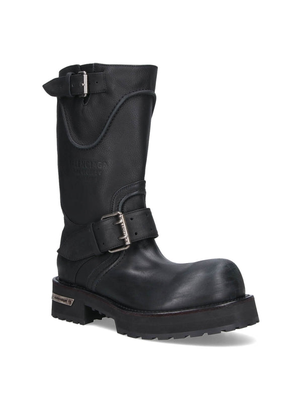VENOM mid-calf buckled boots