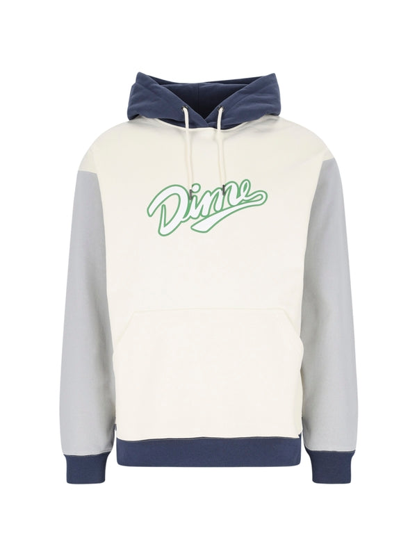 Logo Colorblock Cotton Hoodie