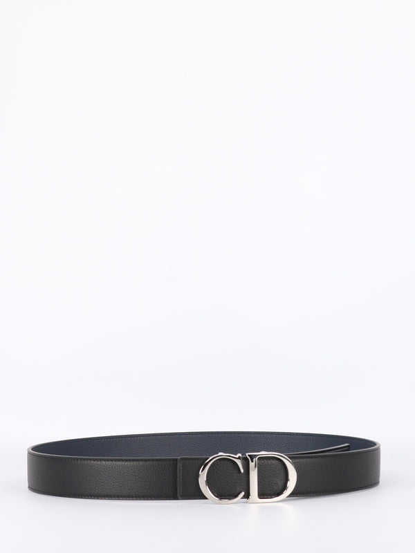 Cd Logo Reversible Leather Belt