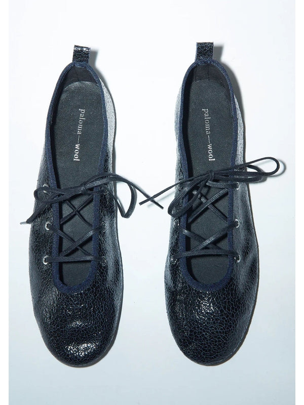 Paloma-Wool Navy Flat Shoes