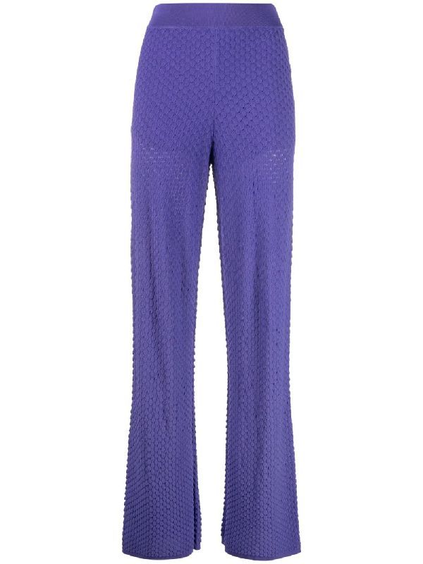 Viscose Blend Knit Pants