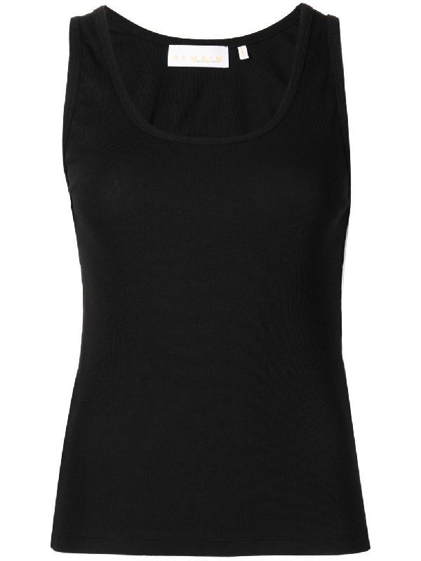 Back Cut-out Cotton Tank Top