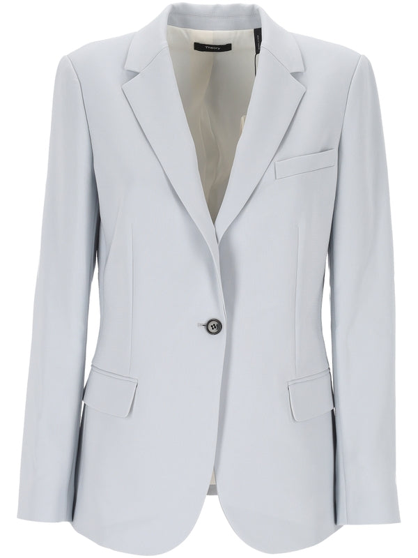 Theory Sky Blue Tailored Jacket