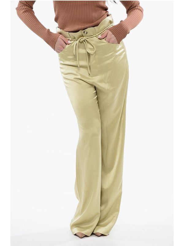 Satp Drawstring Satin Pants