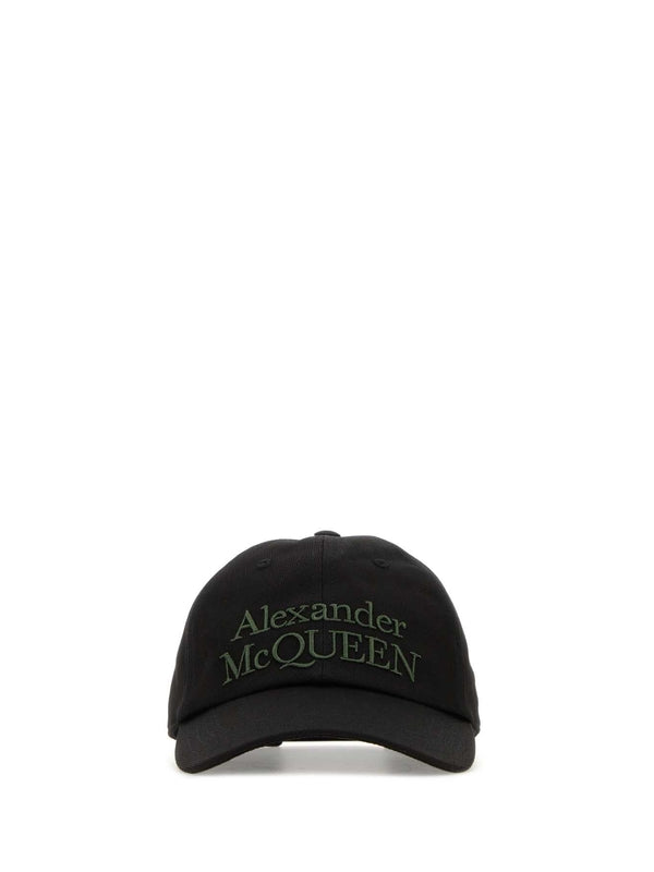 Alexander Mcqueen Black Cap